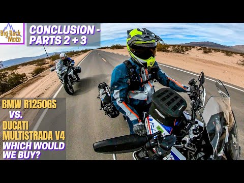 Ducati Multistrada V4 vs. BMW R1250GS | Battle of the Giants (Parts 2+3)