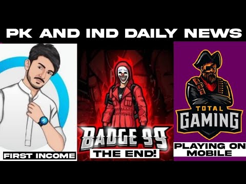 Jack First Income - Badge 99 The End - Ajju Bhai Playing In Mobile - Godzilla Special Vlog - FF News