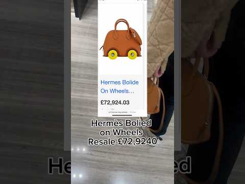 £72k HERMÈS bag spotted in London #luxury #hermes #luxurybag