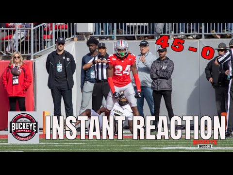 Instant Reaction From Ohio State's 45-0 Shutout Win Over Purdue