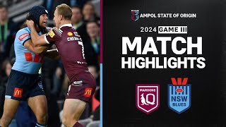 NRL 2024 | Maroons v Blues | Match Highlights