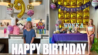 HAPPY BIRTHDAY HAZYL BINGHAM | WONKA THEMED BIRTHDAY PARTY GOES WILLY WILD