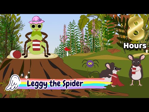 Sleep Meditation for Kids | 8 HOURS LEGGY THE SPIDER | Sleepy Story for Children