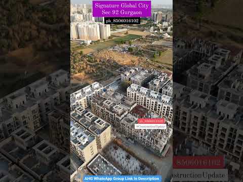 Signature Global City Sec 92 Gurgaon | Construction Update #SignatureGlobalCity92