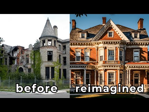 AI Resurrects Abandoned Mansions Worldwide - See The Results!