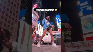 dancing in new york times square | copines - aya nakamura #shorts #zairayzabelle