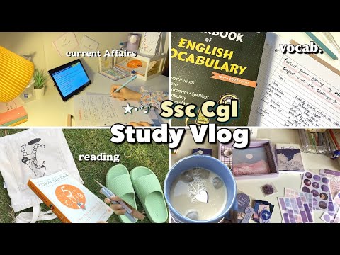 SSC CGL study vlog💭🥞📝studying,cooking,unboxing,etc. #studyvlog #aesthetic #ssccgl #sscaspirants