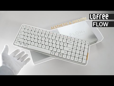 The Smoothest Mechanical Keyboard In the World? Lofree Flow ASMR Unboxing