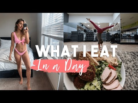 WHAT I EAT IN A DAY to lose fat + Upper Body Twerkout