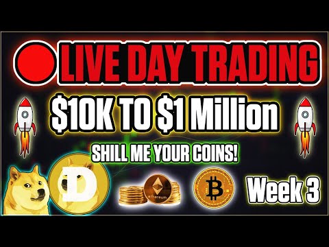 🔴 $10K to $1Million | Week 3 🔴 LIVE DAY TRADING!