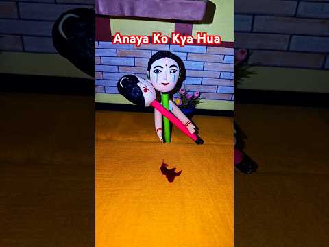 Anaya ke papa ka majak to bhut bhari pad gya #clayart #emotional #emotionalstory #shorts #viralshort