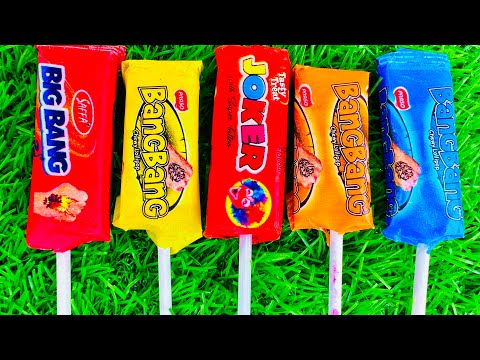 Some popular Candies in the World | New Milk Bottle | mini Cooking | Ice Cream Pop It | Asmr Coca