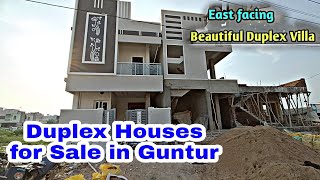 Duplex Houses for Sale in Guntur #independenthousesforsale #eastfacehouseelevationdesign #eastface