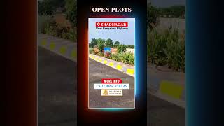 Open plots in Shadnagar, Hyderabad, Near Bangalore Highway #openplots #newpost #shorts