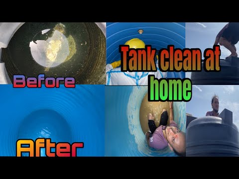 ▶️घरमा पानी ट्याङ्की कसरी साफ गर्ने\how to clean water tank at home ?\ water tank cleaning 🧼 acid