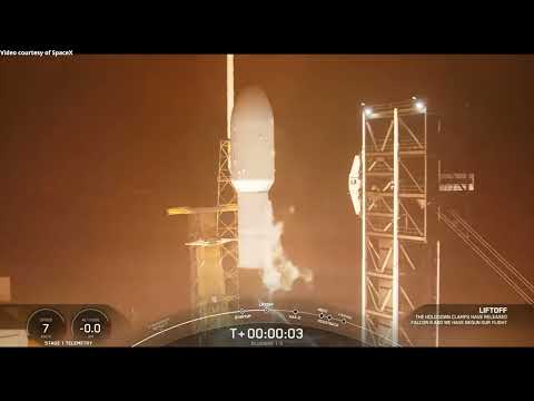 Falcon 9 launches BlueBird 1-5 and Falcon 9 first stage landing