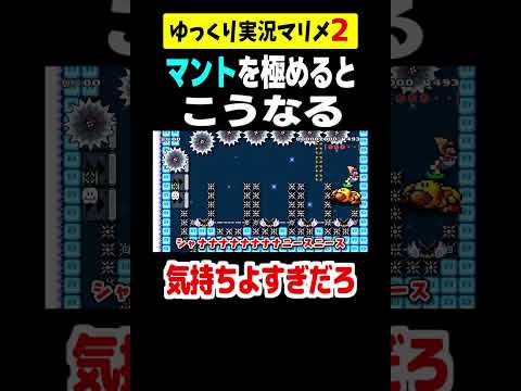 マリオのマントを極めるとこうなるｗ【マリオメーカー2】#shorts #ゆっくり実況