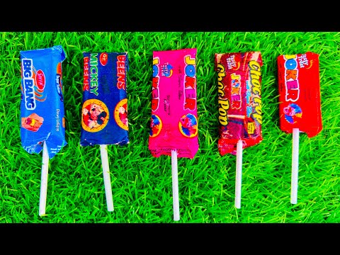 Some popular Candies in the World | New Milk Bottle | mini Cooking | Ice Cream Pop It | Asmr Coca