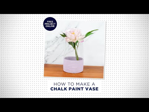 How to Make a Chalk Paint Vase | DIY Craft | Spotlight Stores