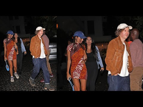 Singer Beck And Al Pacino's Girlfriend Noor Alfallah Exit The Chateau Marmont Together in LA!