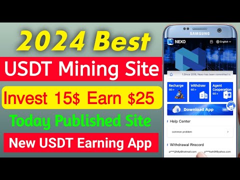 USDT Earning Site Today | Instant $20 Usdt | Today Usdt Mining Site | New Income Site | USDT Earn