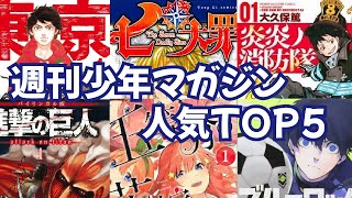 【人気ランキング】週刊少年マガジン人気漫画ＴＯＰ５はこれだ！