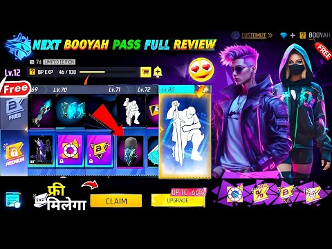 Next Booyah Pass Free Fire 🤯🥳😱 | June Booyah Pass Free Fire | July Booyah Pass Free Fire 2024