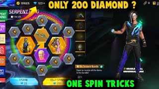 NEW SERPENT RING EVENT SPIN | FREE FIRE NEW EVENT TODAY| SERPENT RING EVENT - GARENA FREE FIRE