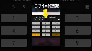 HOW TO ENTER RANDOM TEAM CODE 👨‍💻 IN FREE FIRE - GARENA FREE FIRE #shorts #short #freefire
