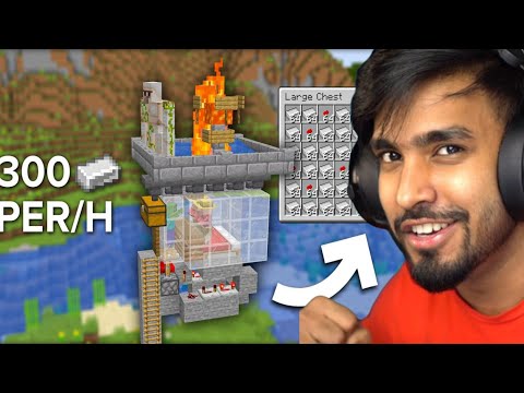 Watch Us Build an Unstoppable Minecraft Iron Farm!