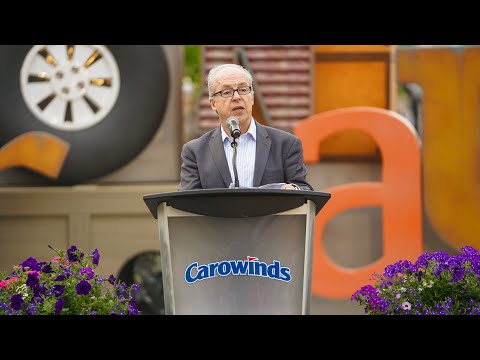 Opening Ceremony for Aeronautica Landing at Carowinds