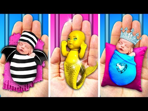 Rich Mermaid, Broke Vampire & Giga Rich Princess in Jail! Funny Moments by Gotcha! Viral