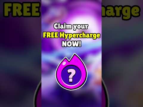 Get Your FREE Hypercharge TODAY! #brawlstars #FreeHypercharge #shorts