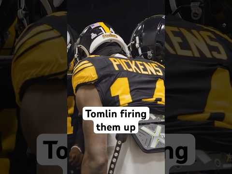 Coach Tomlin FIRING UP the offense 🔥 #steelers #nfl #shorts