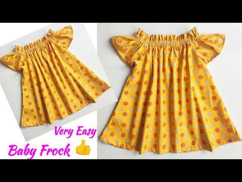 Very Easy Yoke Baby Frock Cutting and Stitching  | Yoke Baby Frock cutting and stitching