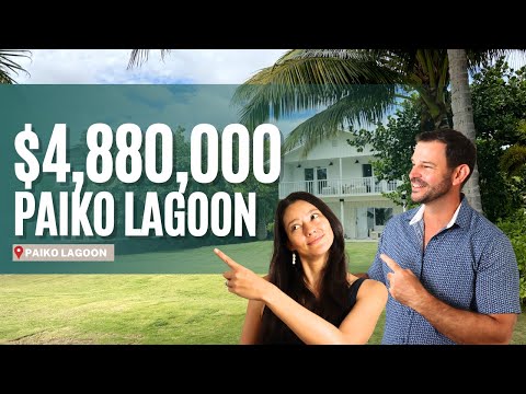 Stunning $4.88M Paiko Lagoon Luxury Home Tour | 4 BR, 3.5 BA with Beachfront Backyard!