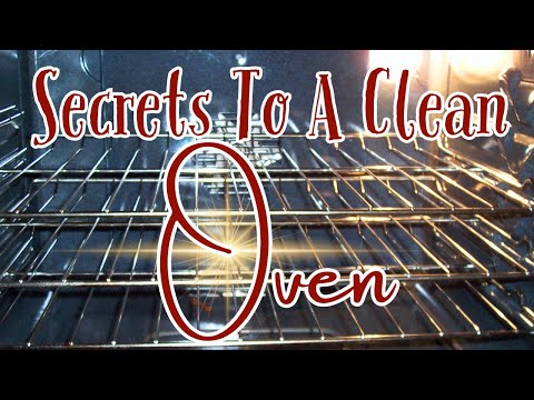 TIME SAVING SECRETS TO A CLEAN OVEN!