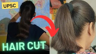 Hair Cut for 🔥UPSC ।  UPSC vlog 108