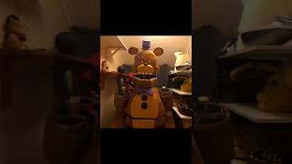 Fredbear - SpringLock Training (irl)  #fnafvhs #springlock #fnafirl #shorts