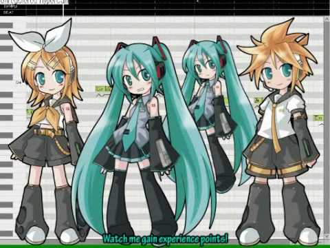 Keikenchi Joushouchuu Full with English Sub - 経験値上昇中☆ - Rin Len Miku - sm2329256 - HQ