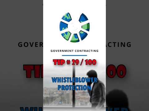 What is Whistleblower Protection? | Win Government Contracts ✅ #smallbusiness #governmentcontracting