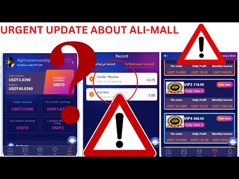 URGENT UPDATE ABOUT ALI-MALL⚠️⚠️⚠️⚠️⚠️⚠️⚠️⚠️