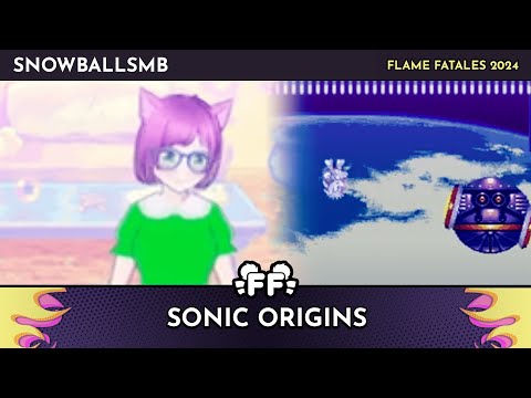 Sonic Origins by SnowballSMB in 36:52 - Flame Fatales 2024