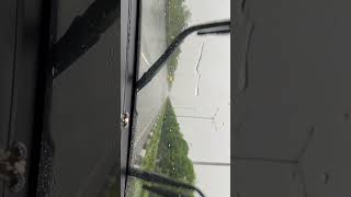 Driving while wet on NH65🚘🌧️ #drivingcar #nh65 #raining #shorts #youtubeshorts #shortsviral