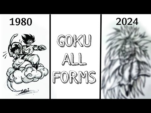 I Draw every Goku Transformation 😳 Speed Drawing Stick-man