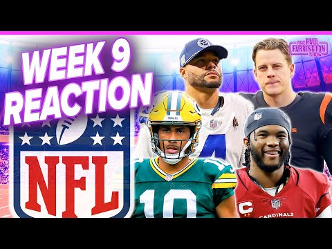 NFL Week 9 Reaction: Packers fans RELAX, Bengals to playoffs? Cardinals SURGING, Cowboys FINISHED