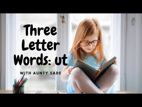 Three Letter Words: ut || Let's Read!!