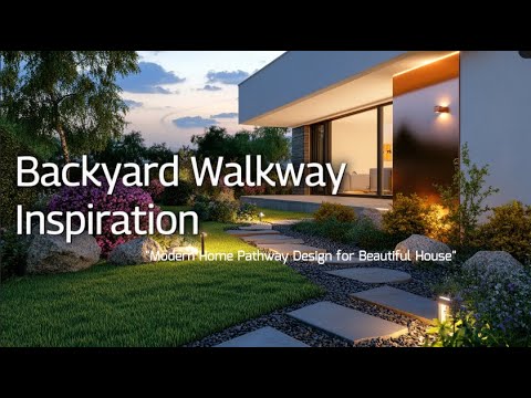 Modern Home Pathway Design Ideas for Beautiful House Exterior | Backyard Walkway Inspiration