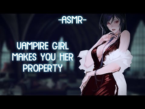 [ASMR] [ROLEPLAY] ♡vampire makes you her property♡ (binaural/F4A)