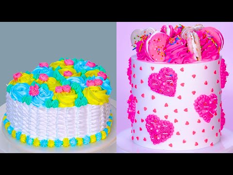 My Favorite Heart Cake Decorating Ideas | So Yummy Colorful Cake Compilation